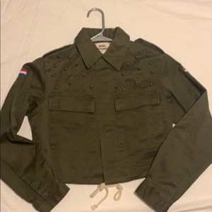 Army flare jacket